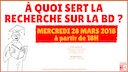 "À quoi sert la recherche sur la BD ?" - 28 mars, Karthala, Paris