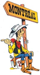 Lucky Luke au Québec avec deux nouveaux papas