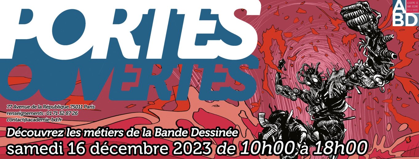 Journée Portes ouvertes à l'Académie de Bande Dessinée Delcourt (Paris)