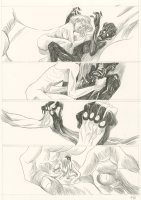 Planche 201 Mine de plomb et fusain sur papier, 27,7 x 20 cm