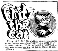 Interview exclusive de Crumb et hommage à Fritz le Chat sur France Inter