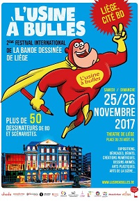 Fabrizio Borrini : "L'Usine à Bulles est un festival pensé par des auteurs de BD pour la ville de Liège"