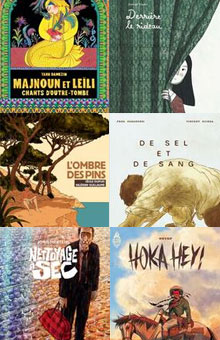 Les six finalistes du Prix Orange de la Bande Dessinée 2023