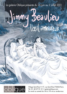 Jimmy Beaulieu oblique à Paris