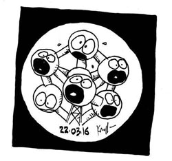 Attentats de Bruxelles : l'émotion en dessins