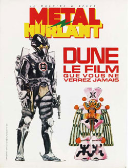Isabelle Giraud en passe de récupérer les dessins et le storyboard de Moebius pour le Dune de Jodorowsky