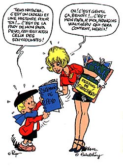 Walthéry dessine un scénario posthume de Peyo