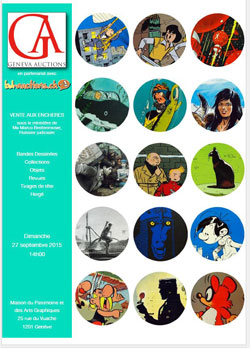 Vente aux enchères BD n°1 à Genève 