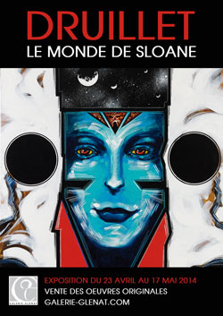 Druillet et Lone Sloane à la galerie Glénat