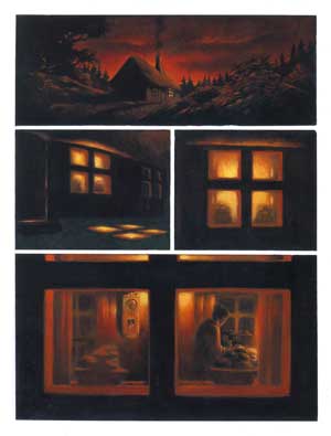 Andersen au Centre Belge de la BD : Le conte d'un homme qui savait parler avec les images.