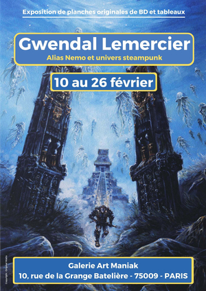 Expo BD - Gwendal Lemercier : Alias Nemo et univers steampunk