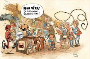 Dessin de l'un des parrains de la manifestation : Yoann.