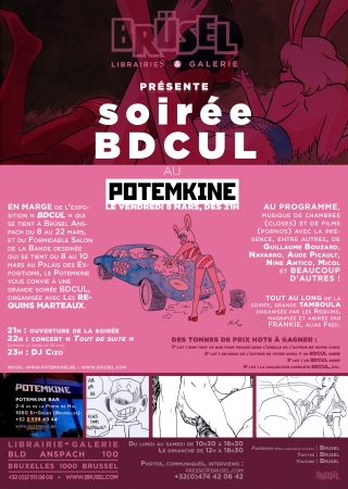 Expo et soirée BDCul par Brüsel !