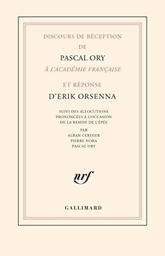 Pascal Ory à l'Académie française : le discours