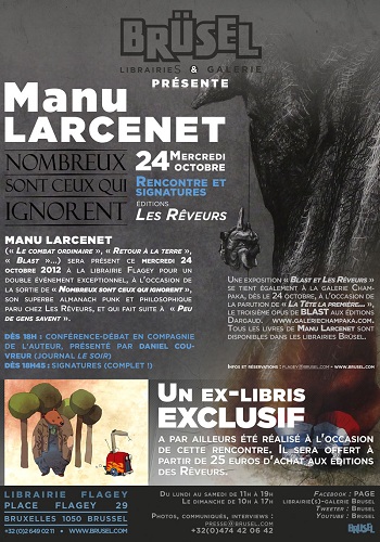 Manu Larcenet à Brüsel Flagey