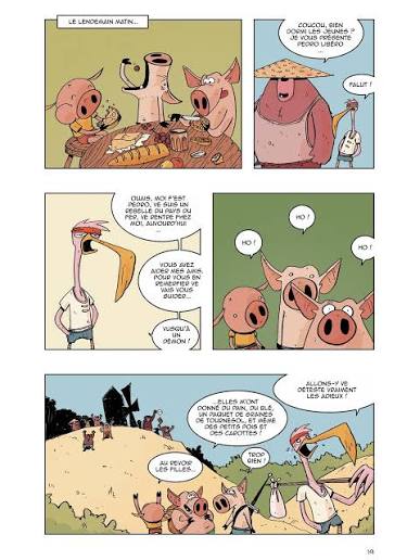 La Flamme froide : tout est bon dans ces trois petits cochons.