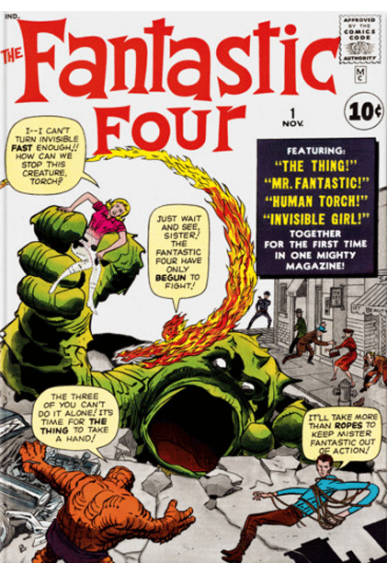 Trois Comics… pour retrouver les Quatre Fantastiques.