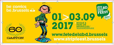 Fête de la BD de Bruxelles 2017 : Gaston, Thorgal, Spirou Festival et 19 pays présents… 