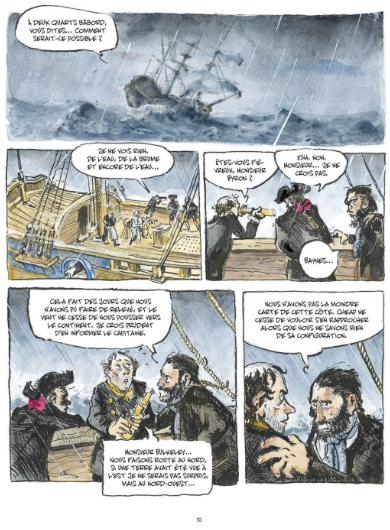 Naufrage en Patagonie - Par Perrissin et Blanchin - Editions Futuropolis