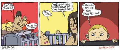 Glory Owl - Mandril Johnson/ Gad/ Bathromm Quest - éditions Même pas mal