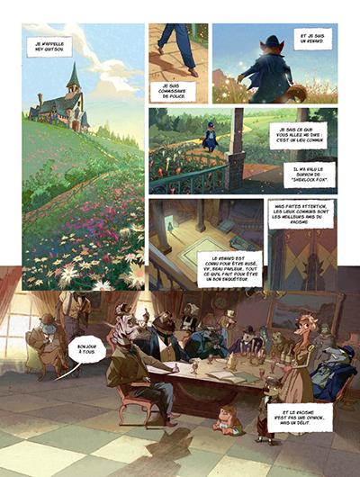 Sherlock Fox - Tome 1 : Le Chasseur - Par Du Yu et Jean-David Morvan - Glénat