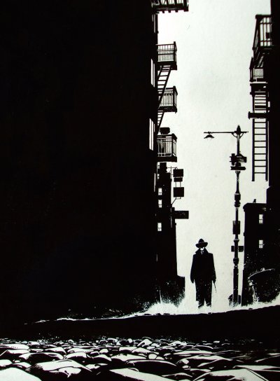 Exposition-vente Hugues Labiano : Quelque chose de froid (Galerie de la BD, Bruxelles)