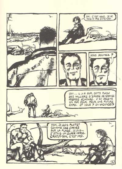 Crazyman - par Edmond Baudoin - L'Association