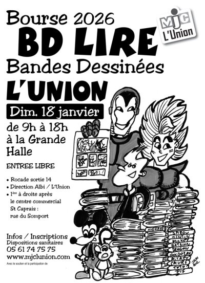 Bourse 2026 BD Lire Bandes Dessinées - L'Union (31240)
