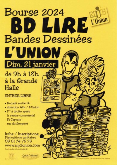 11e Bourse 2024 BD Lire Bandes Dessinées de L'Union (31240)