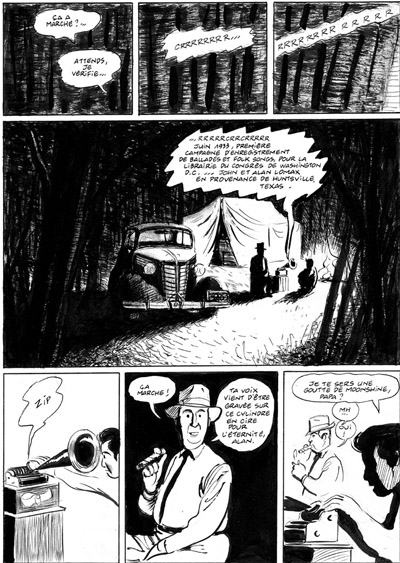 Lomax, collecteurs de folk songs – Par Frantz Duchazeau – Dargaud
