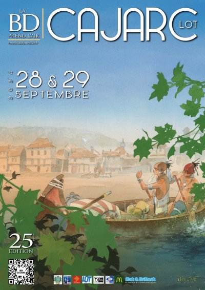 25e édition : La BD prend l'air à Carjac avec Patrick Prugne, dans le Lot