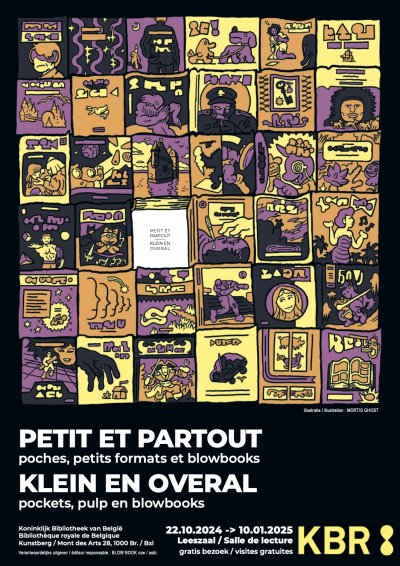 Pop-up expo : Petit et partout : poche, petits formats et blow books - Bruxelles