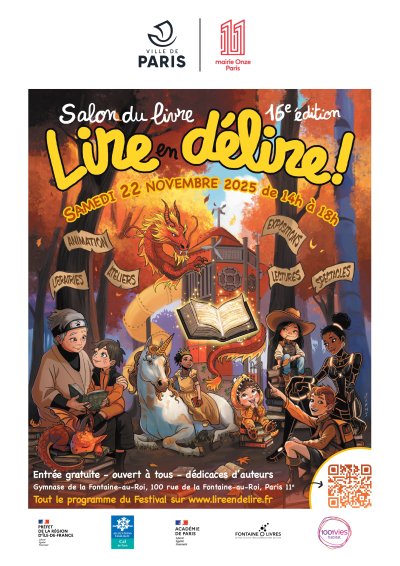 Salon du livre jeunesse : Lire en délire (Paris 11e arrdt)