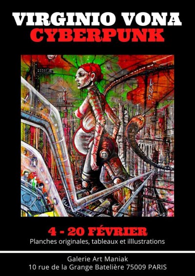 Virginio Vona dédicace à la Galerie Art Maniak (Paris)