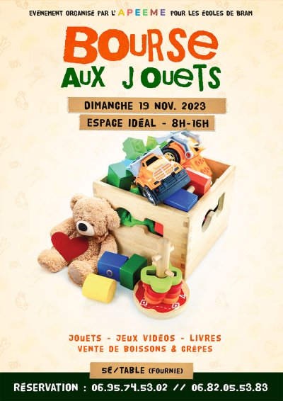 Bourse de Livres, Bandes Dessinées, Jouets et jeu vidéo... (11150 Bram)