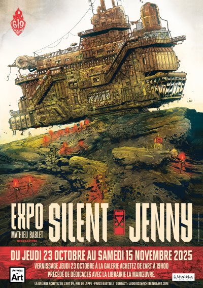 Exposition "Silent Jenny" de Mathieu Bablet chez Achetez de l'Art Paris