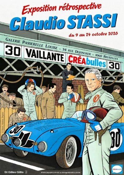 Exposition Claudio Stassi et Henri Vaillant à la Galerie Passerelle Louise - Créabulles (Bruxelles)