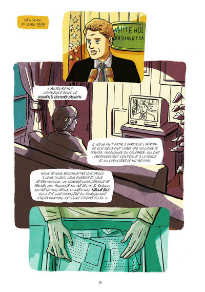 Nellie Bly, Première journaliste d'investigation - Par Luciana Cimino & Sergio Agozzino - Steinkis 