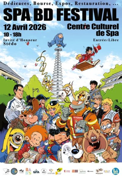 Stédo invité d'honneur au 3e Spa BD Festival