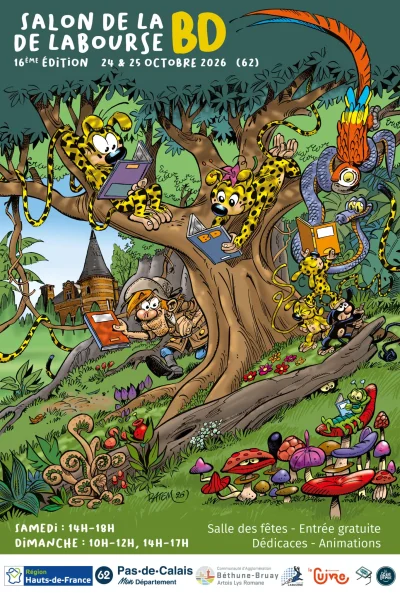 16e Salon de la BD de Labourse (Pas de Calais) : Le marsupilami à l'honneur