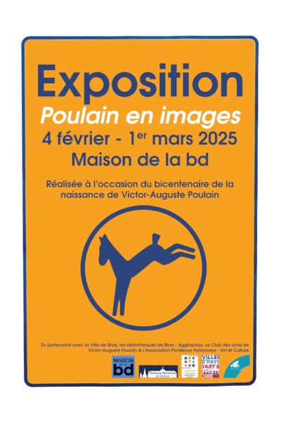 Exposition "Poulain en images" à la Maison de la BD de Blois