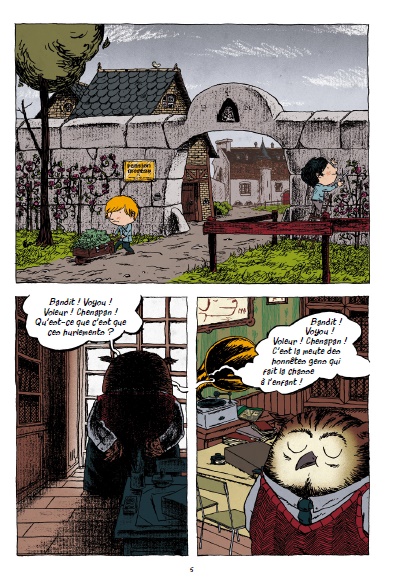 La Pension Moreau T. 1 : Les Enfants terribles - Par Benoît Broyart et Marc Lizano - Editions de la Gouttière 