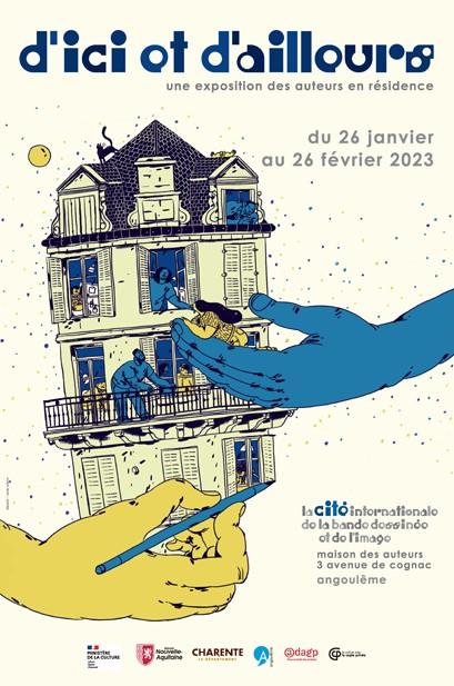 Exposition D'ici et d'ailleurs à la Maison des auteurs (Angoulême)