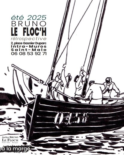 Bruno Le Floc'h à la Galerie La Marge à Saint-Malo