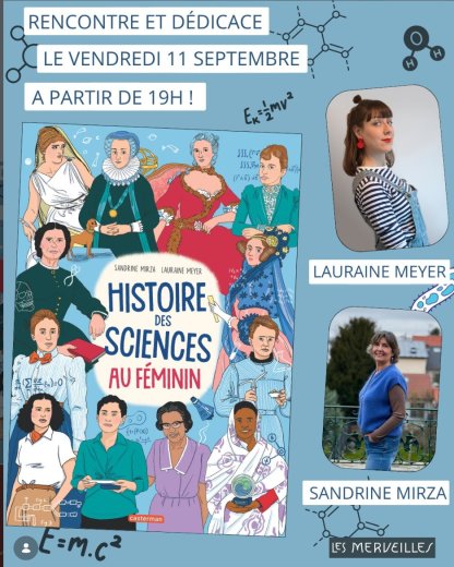 Rencontre-dédicace "Histoire des sciences au féminin"