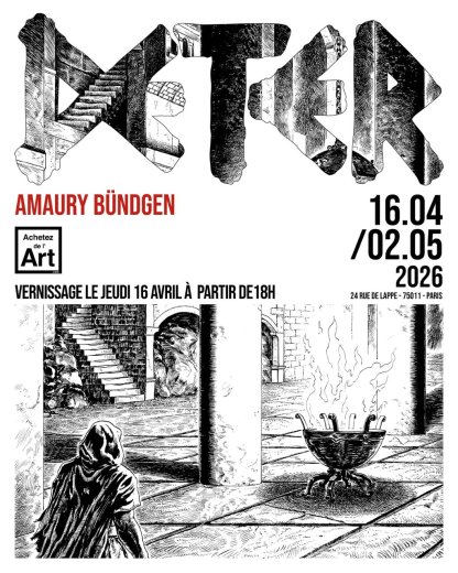 Exposition "Deter" de Amaury Bundgen chez Achetez de l'Art Paris
