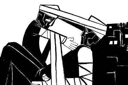 Le dessinateur palestinien Mohammad Sabaaneh à Paris