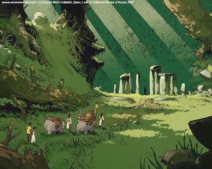 Le Grand Mort : T1 Larmes d'abeille, par Loisel, Djian & Mallié - Vents d'Ouest