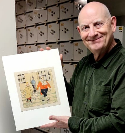 "La place d'Hergé dans les ventes aux enchères", une conférence de Michel Coste