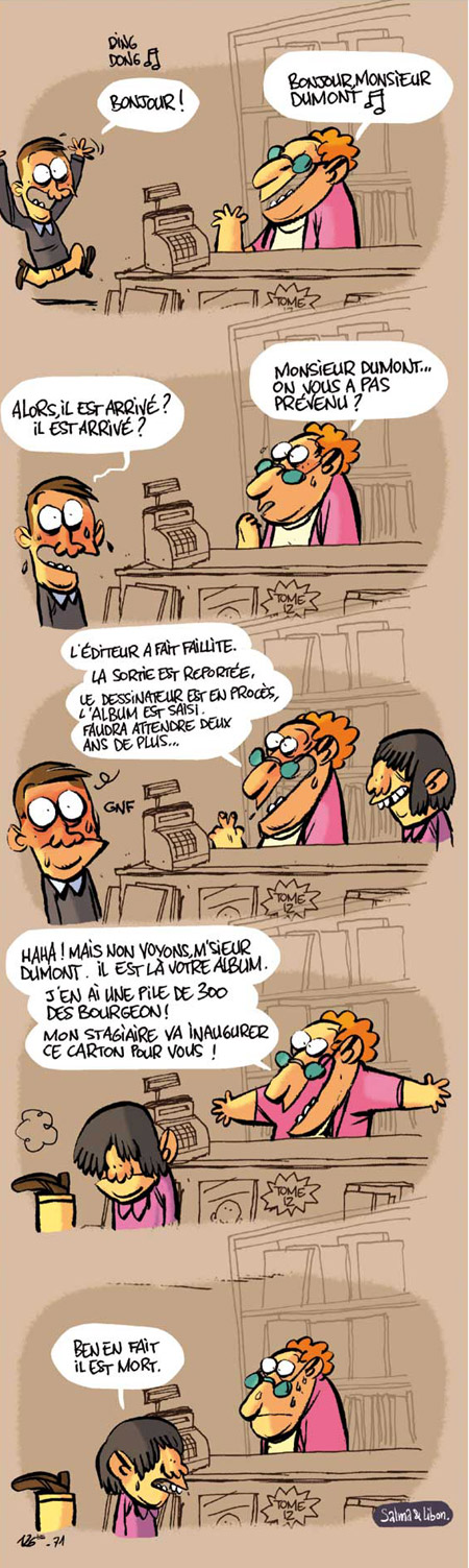 Animal Lecteur – T2 : « Il sort quand ? » - Par Libon & Salma - Dupuis 